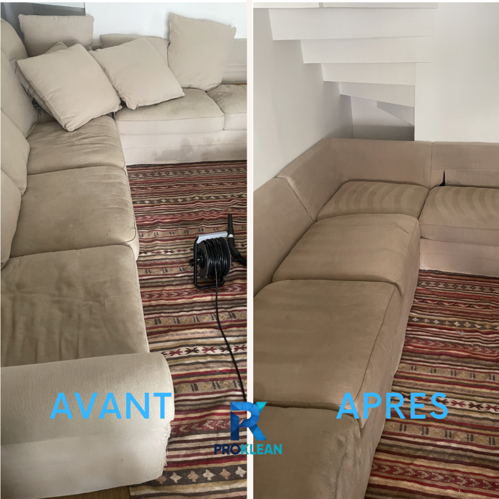 nettoyage canapé anglet